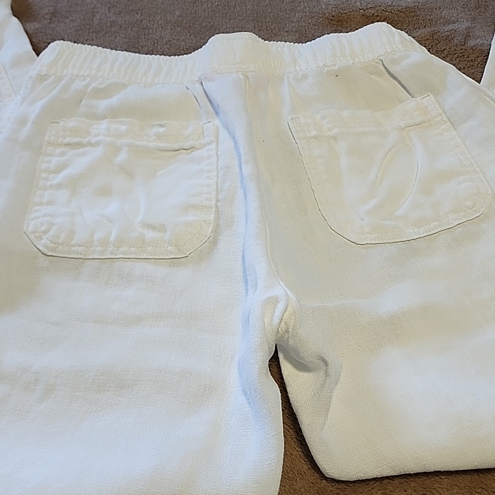 Lilly Pulitzer White Linen Pants Size XS - Picture 4 of 8